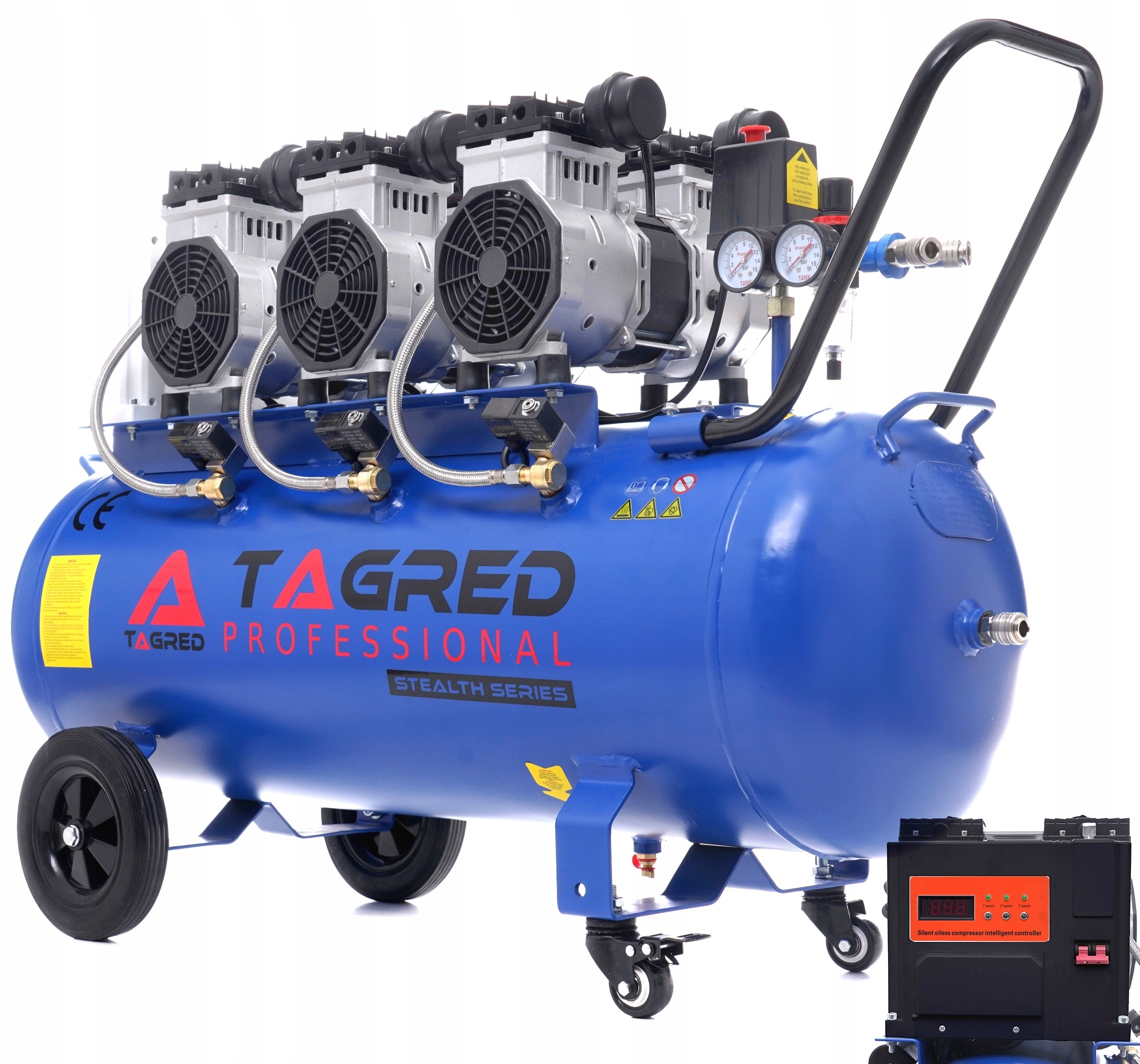 SPRĘŻARKA KOMPRESOR BEZOLEJOWY 100L 4500W