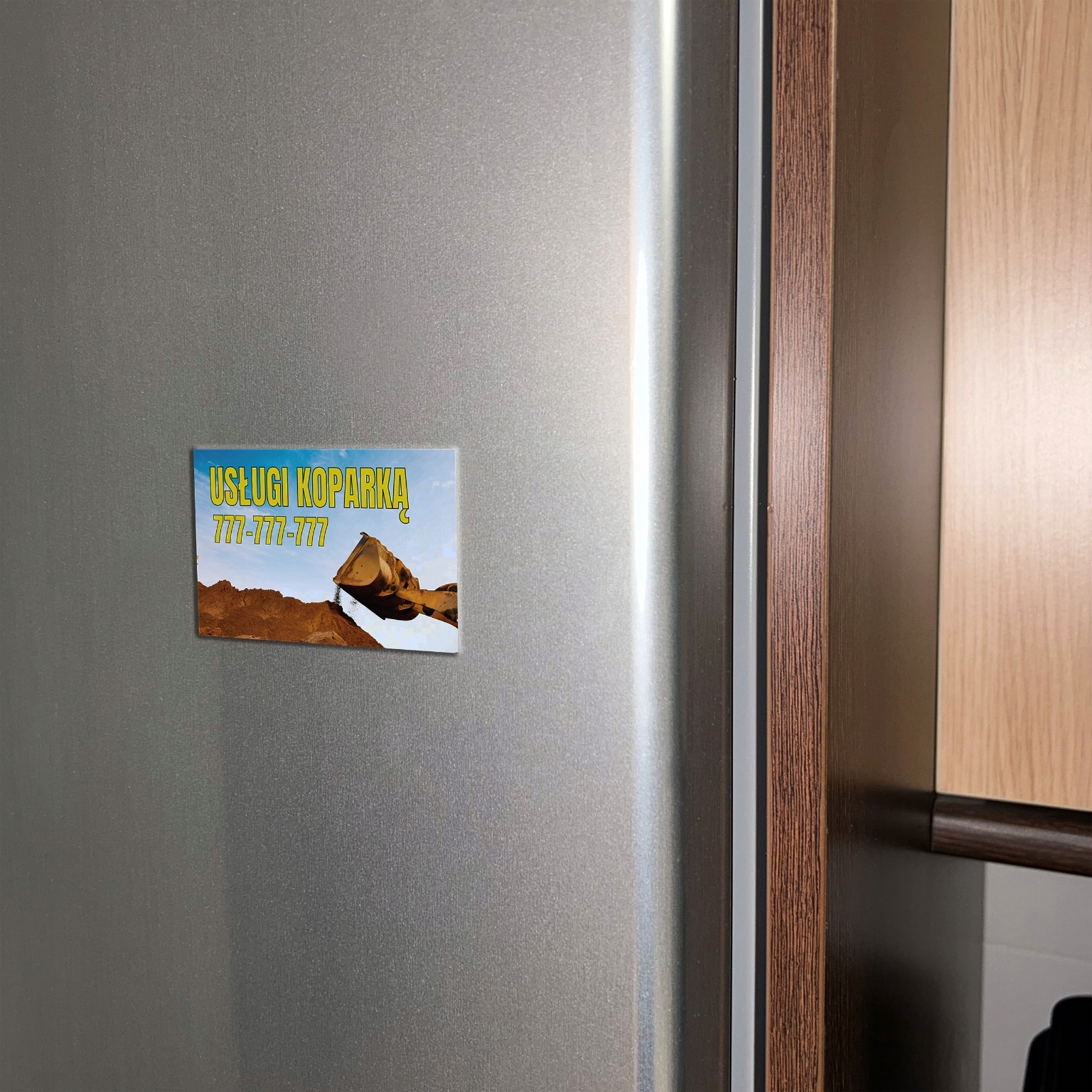 MAGNES FOTO-MAGNES 78x53mm Z TWOIM WŁASNYM ZDJĘCIEM NADRUKIEM LOGO 50szt EAN (GTIN) 5906154013024