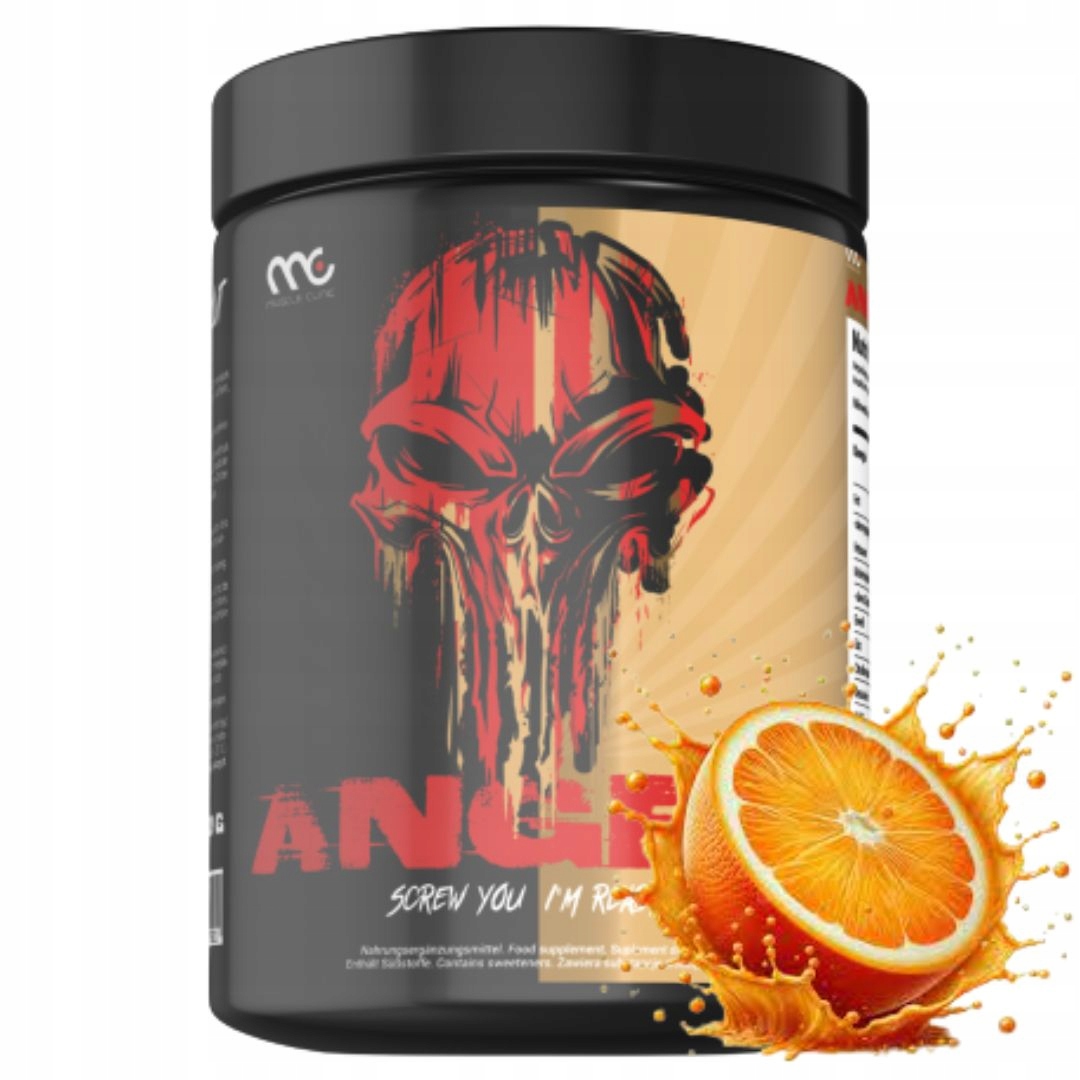 Muscle Clinic Angry 300g Pre-Workout předtréninkovka citrulin arginin MC