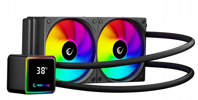 Chłodzenie wodne Rampage Infinite V240 240MM Argb czarne