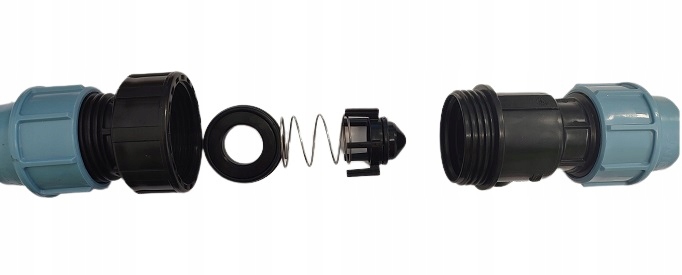 Zawór zwrotny PE 32 unidelta na rure 32mm iw122 Średnica przyłącza 1 1/4''