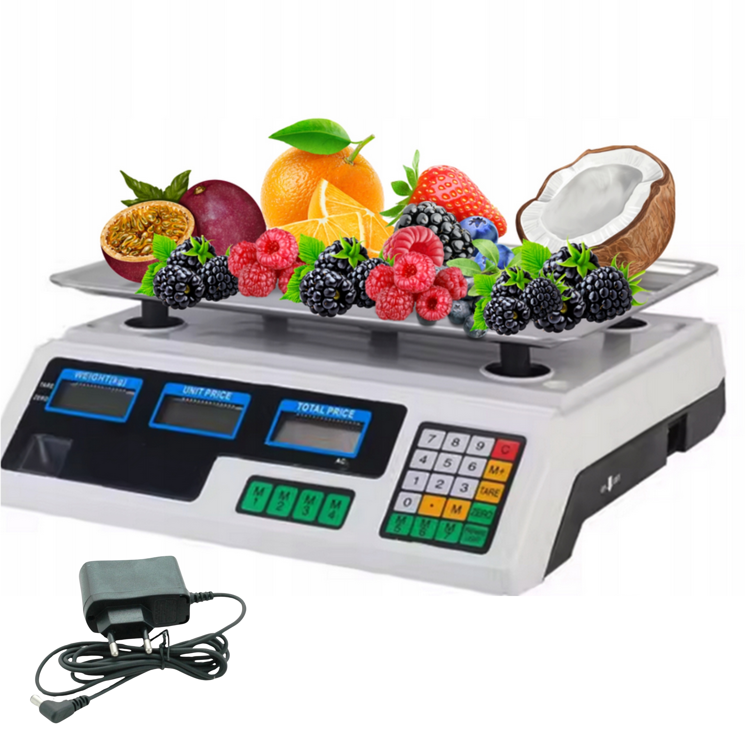 Elektronická Nákupní Váha 40 Kg Průmyslová Skladová S Akumulátorem Pro