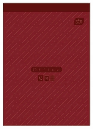 BLOK BIUROWY SZKOLNY A5 W KRATKĘ 50 KARTEK NOTES INTERDRUK 1szt.