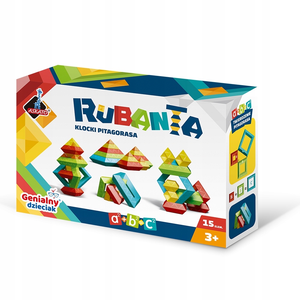 

Rubanta klocki Pitagorasa 15 elementów
