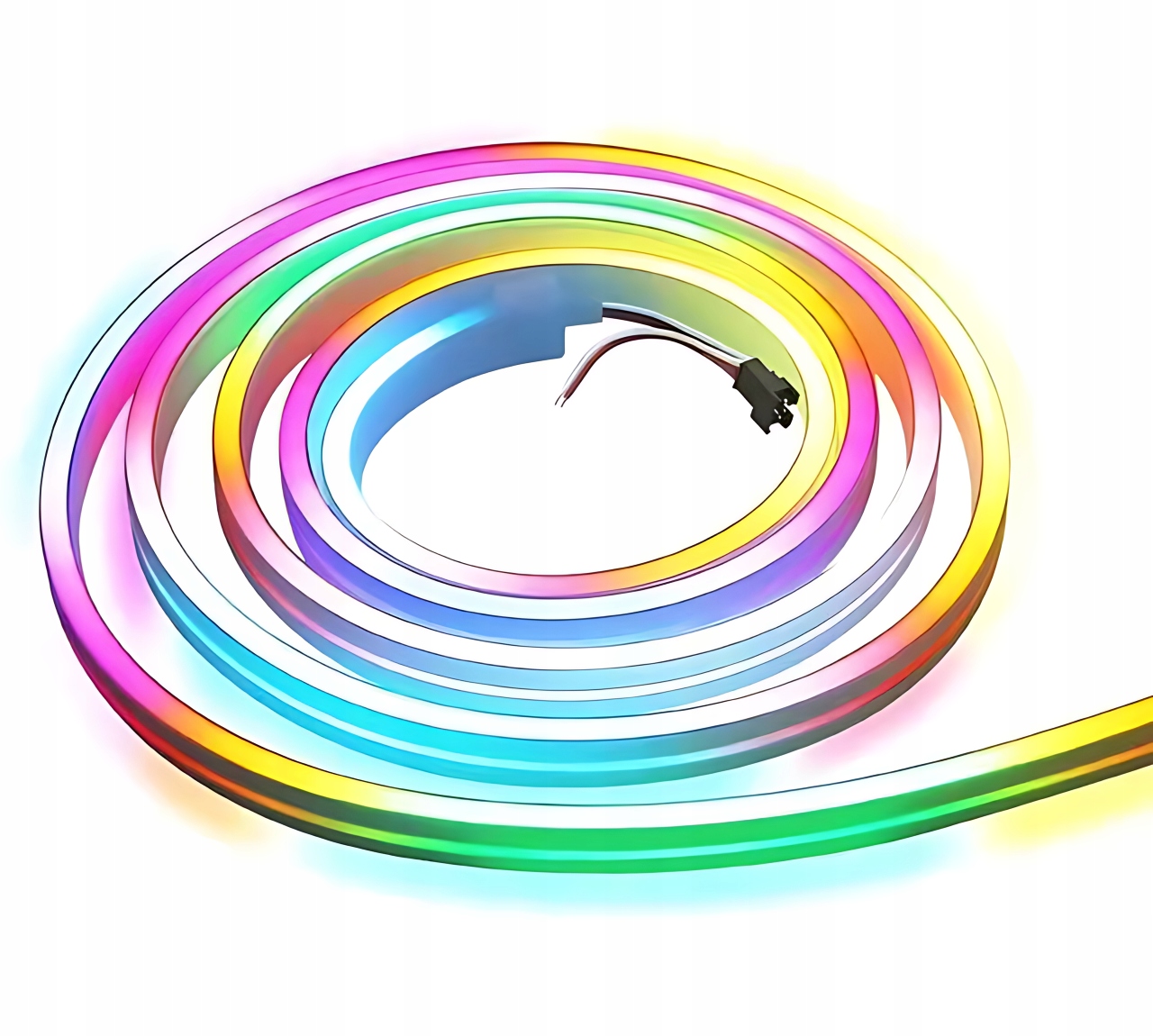 Cyfrowa taśma wąż LED NEON FLEX WS2811 płynąca Magic RGBIC 96LED/m 24V IP65