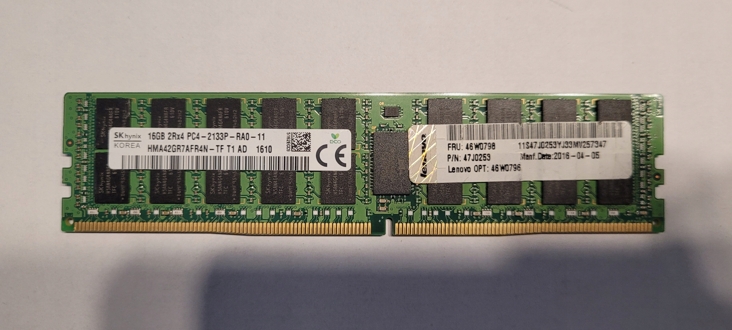 Pamięć RAM Hynix 16 GB DDR4 PC4-2133P 2133 MHz ECC-Reg