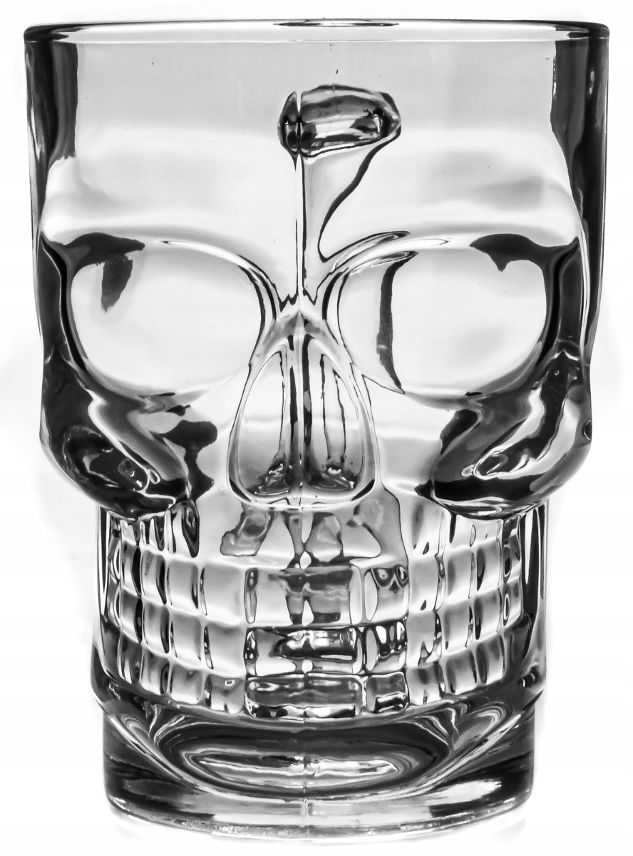 KUFEL SZKLANKA DO PIWA CZASZKA 320ML Marka Domex Decor