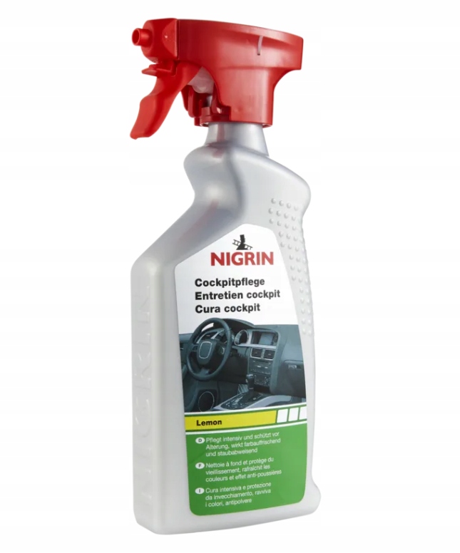 

Spray Do Pielęgnacji Kokpitu Nigrin Lemon 500 ML