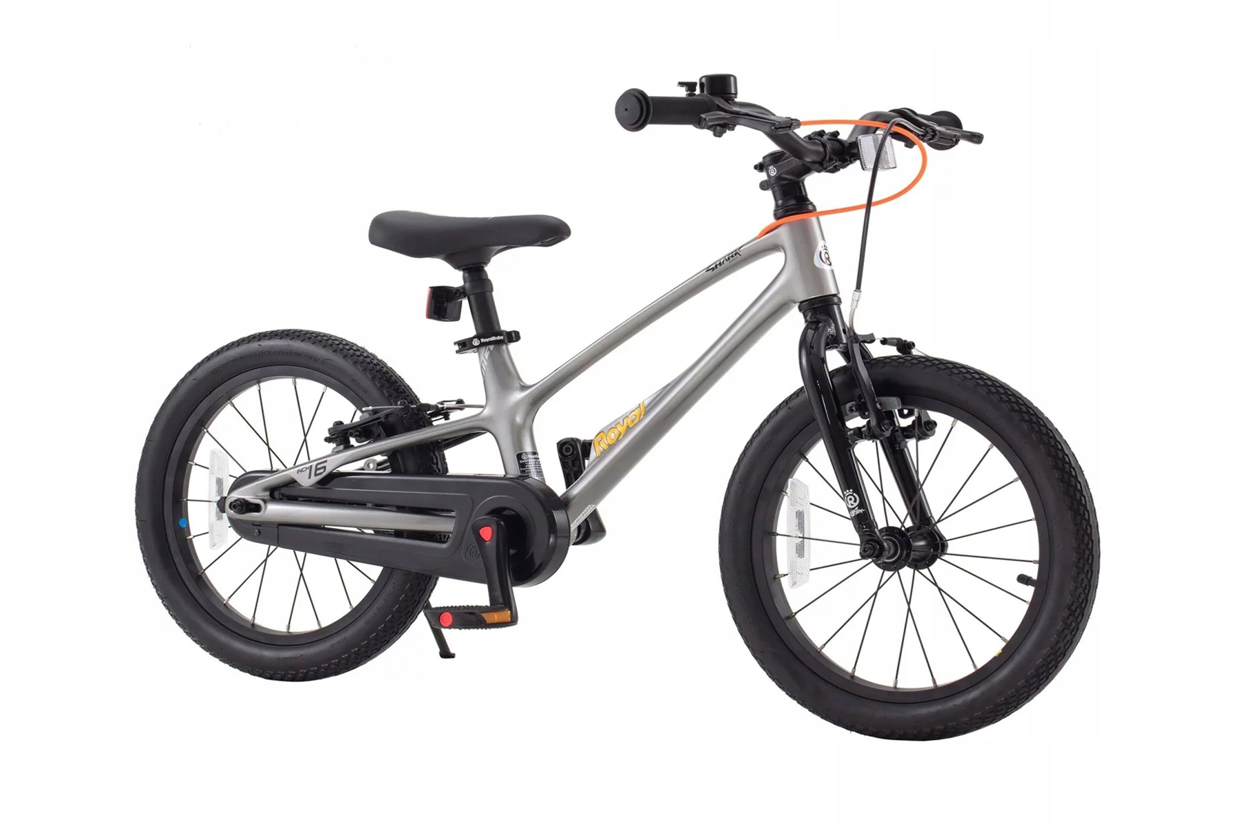 Rower dziecięcy Royal Baby Space Shark Szary 16" uni