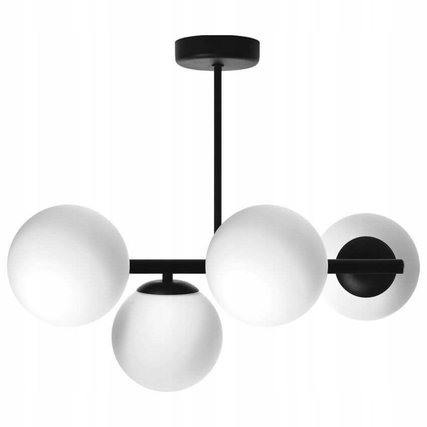 Lampa sufitowa wisząca szklane kule nowoczesny Żyrandol loft E14 Led Ceres