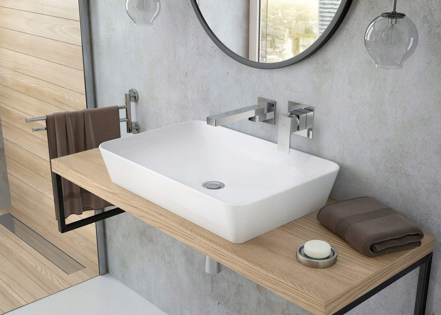 Bateria umywalkowa podtynkowa Marka Deante