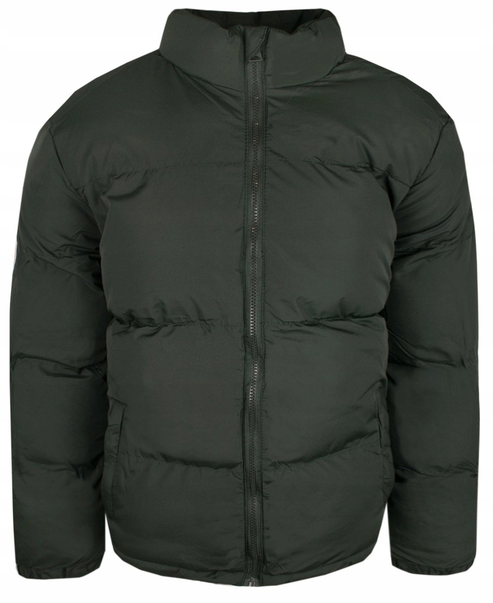 Jemně zateplená podzimní a zimní bunda Brave Soul tmavá Zeleň M