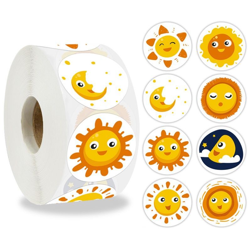 

Naklejki motywacyjne dla dzieci 100sztuk 2,5cm