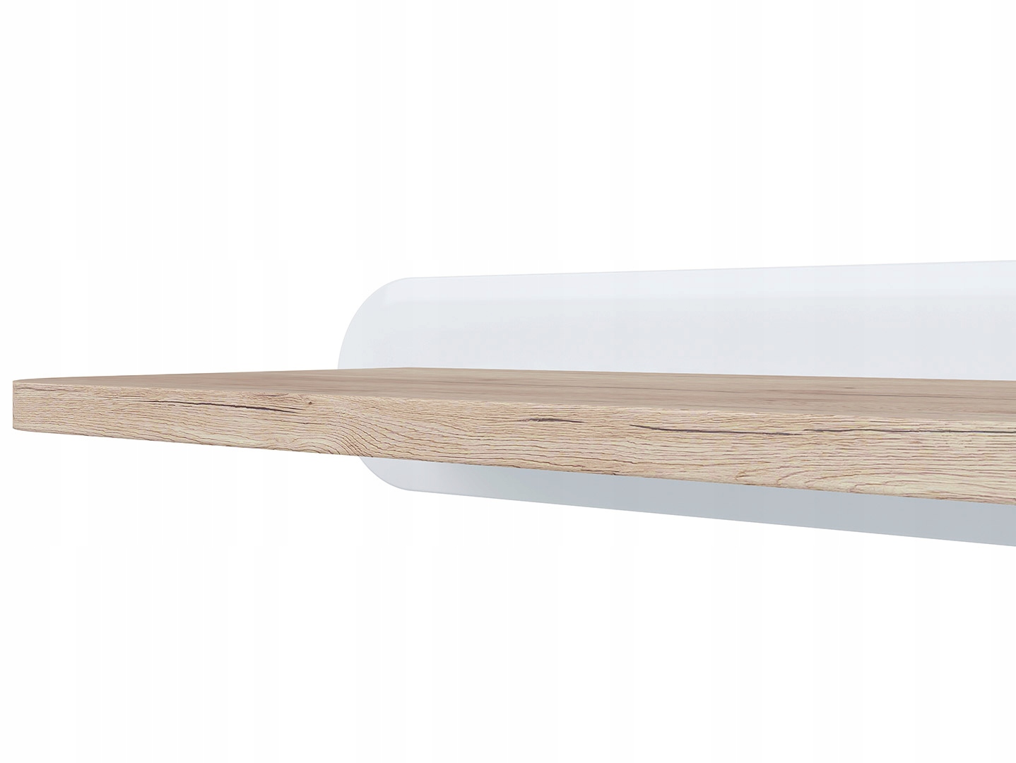 Półka Byron wisząca ścienna 150 cm Black Red White Marka Black Red White