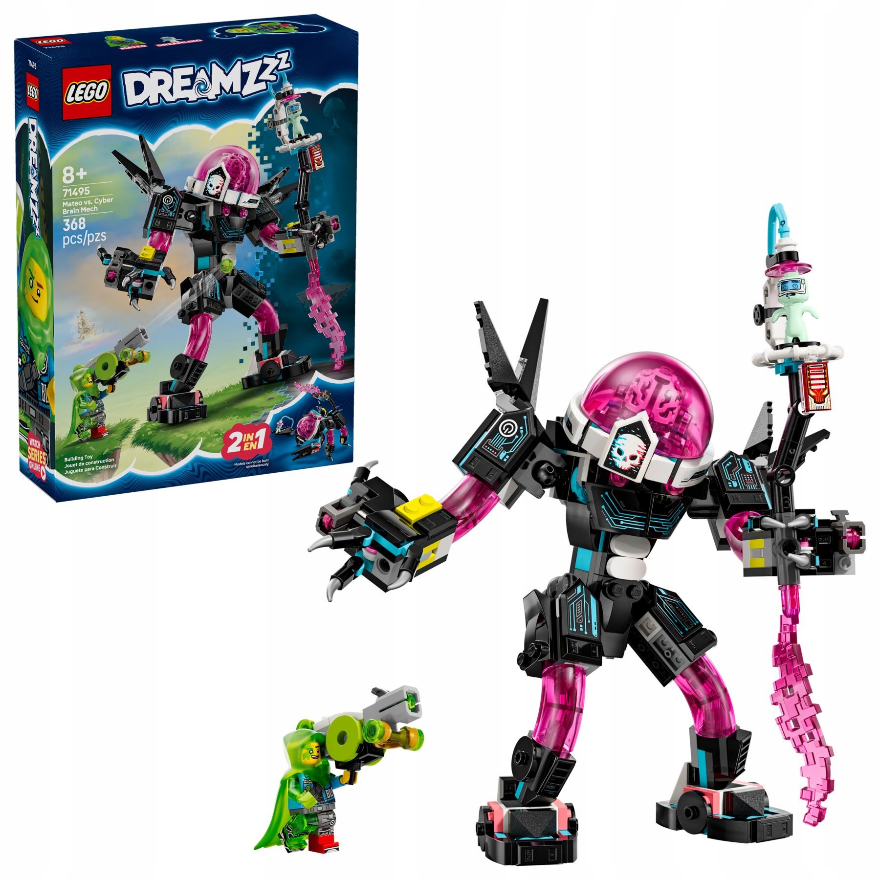 2X LEGO DREAMZZZ 71495 MATEO KONTRA MECH CYBERMÓZGOWCA