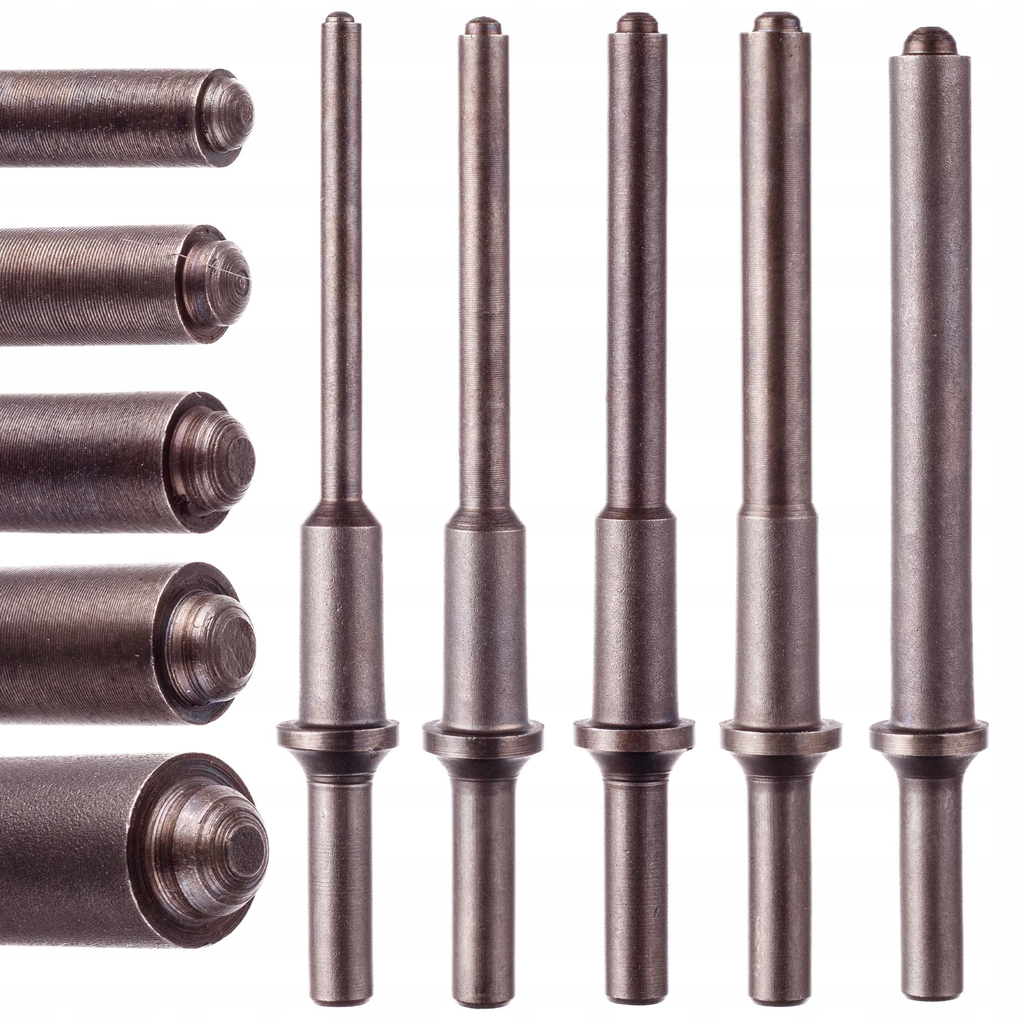 Dłuta Do Młotka Pneumatycznego 5 Sztuk Wybijaki 150MM Mocowanie Okrągłe
