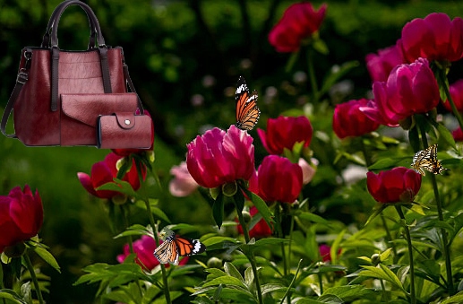 TOREBKA DAMSKA, 3 W1 ZESTAW TOREB, NA PODRÓŻE BIURO BIZNES Marka bez marki