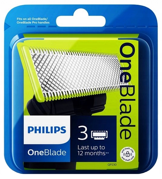 3x OSTRZA DO GOLAREK PHILIPS ONE BLADE QP230/50 EAN (GTIN) 0781346147757