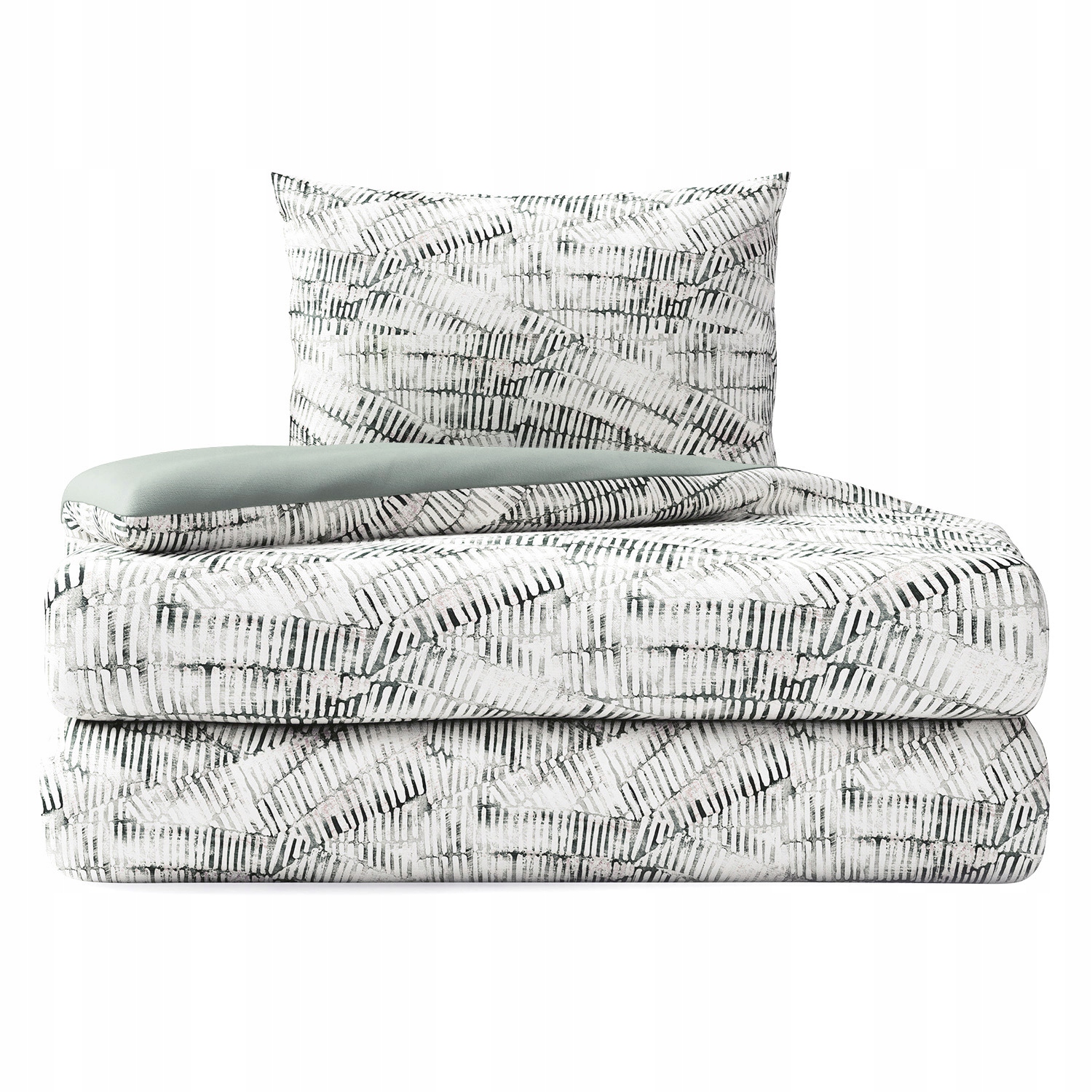 

Miękka pościel bawełniana wzór 155x220 cm zieleń