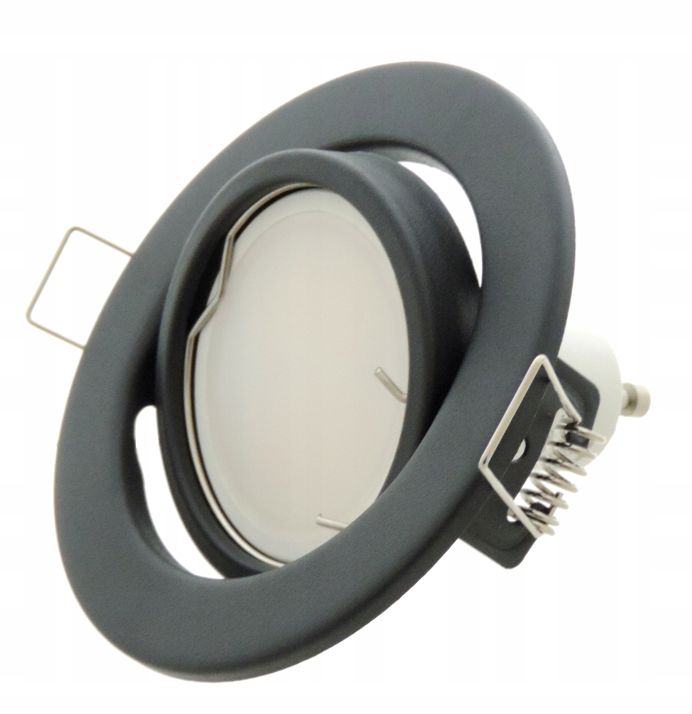 OPRAWA OPRAWKA HALOGENOWA GRAFITOWA + GU10 LED 3W Marka inna