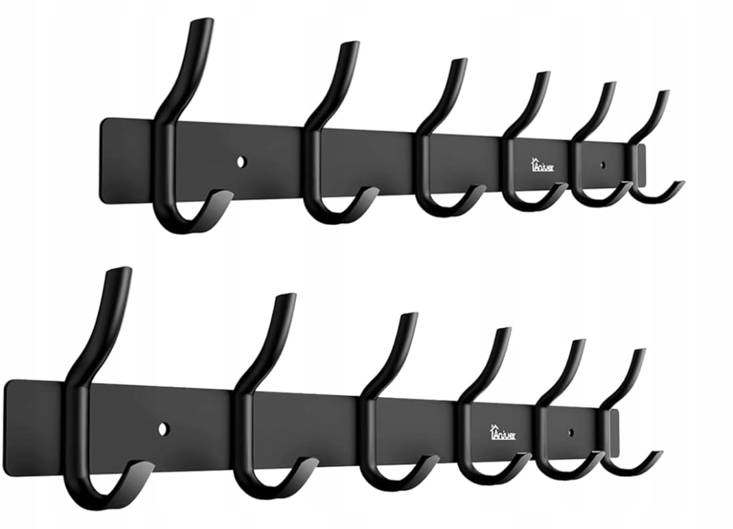 Věšák na kabáty 6 háčků 20 kg Zatížení Oblečení