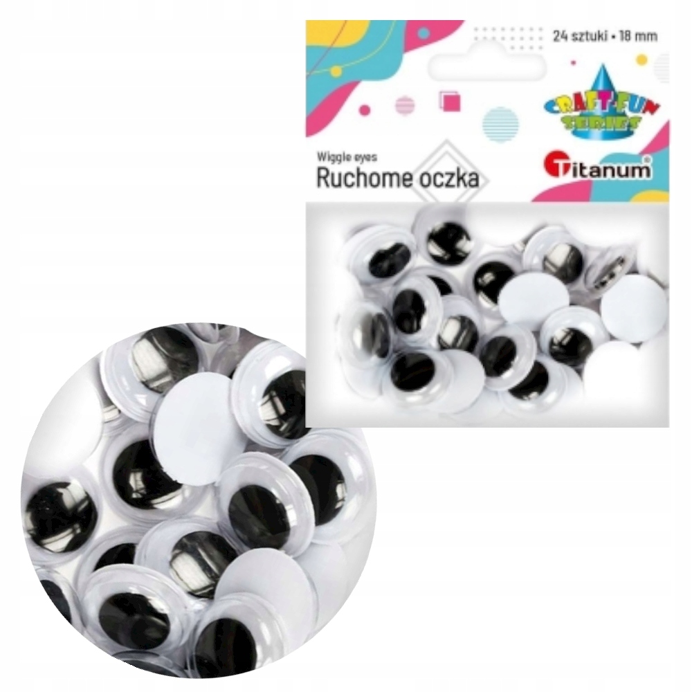 

Oczy ruchome oczka dekoracyjne ozdobne kreatywne