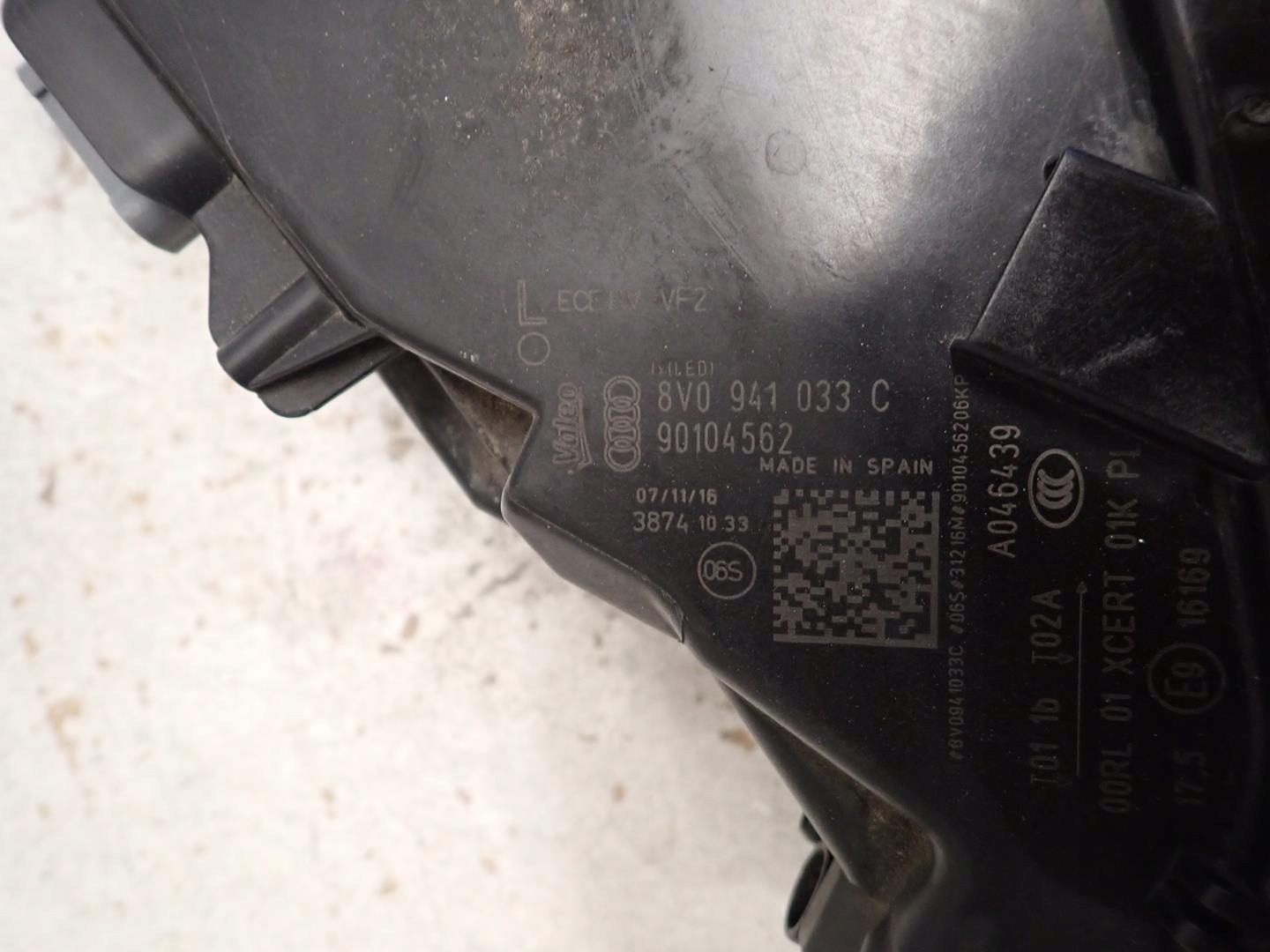 light front front left AUDI A3 LIFT 2016- FULL LED 8V0941033C