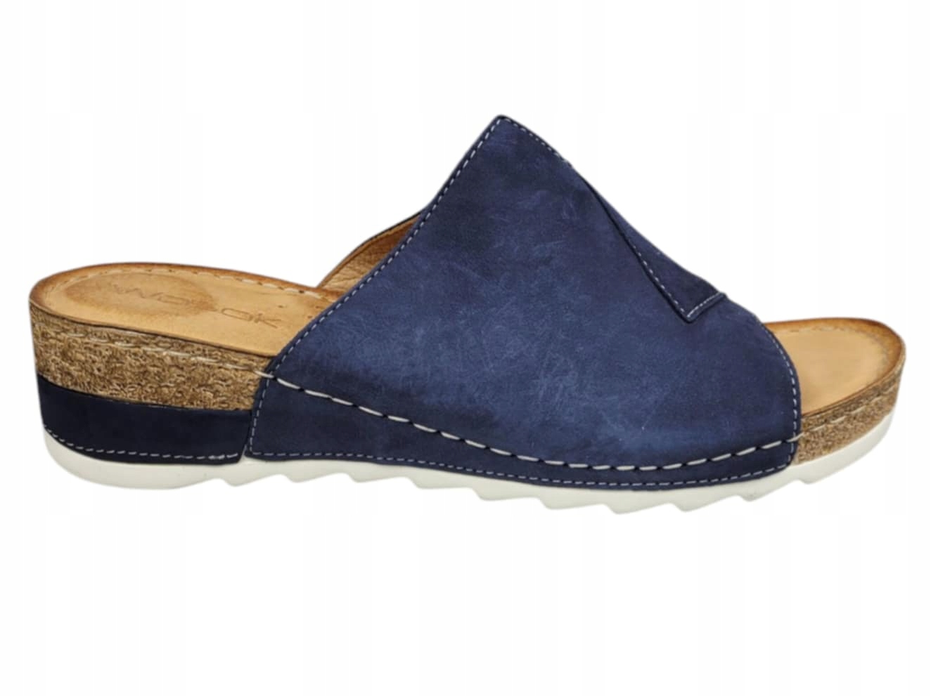 Wasak Nazouváky 0587 Tmavě Modré Nubuk vel. 39