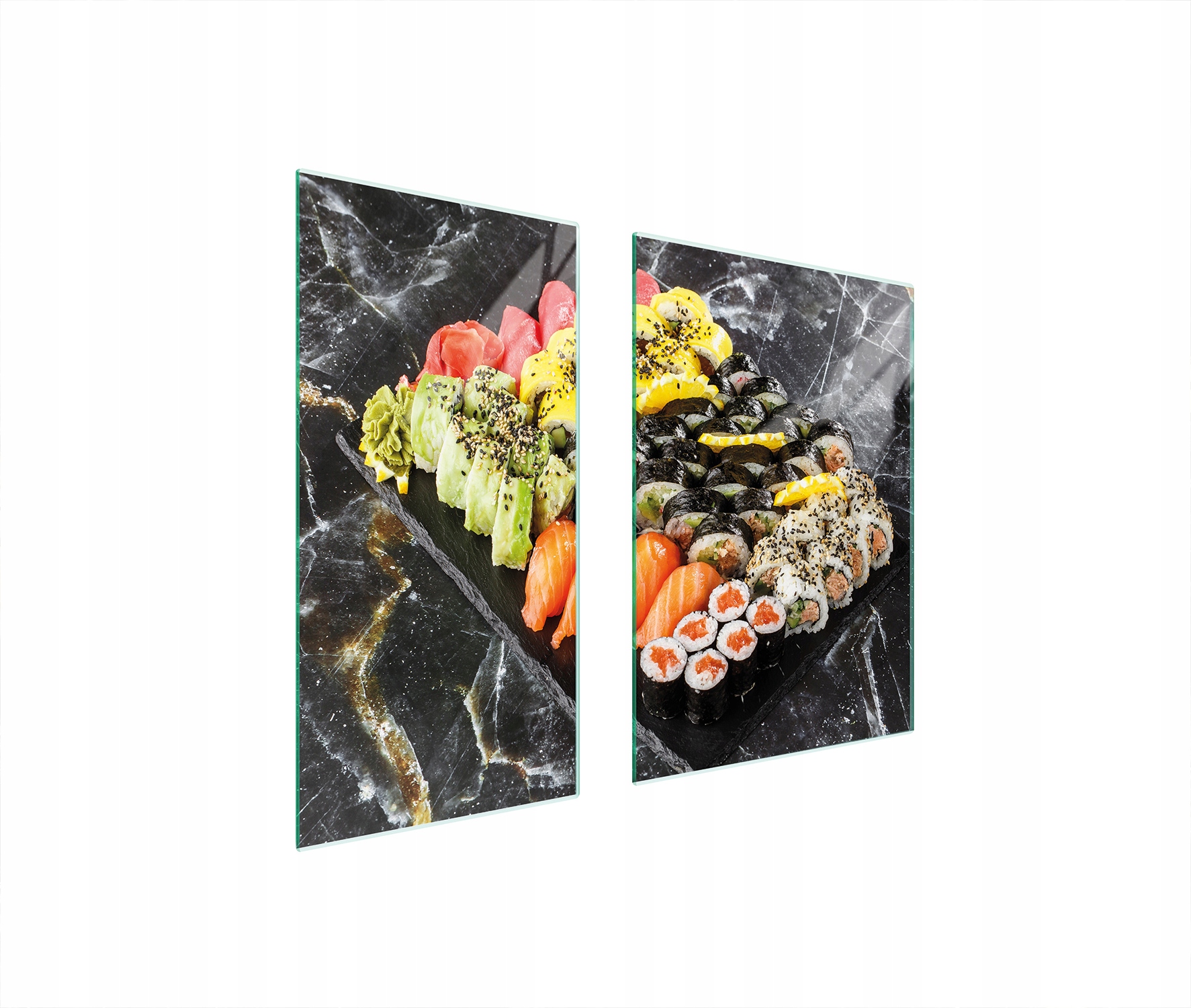 Skleněná Ochranná Deska 75x52 Sushi Tvrzené Sklo