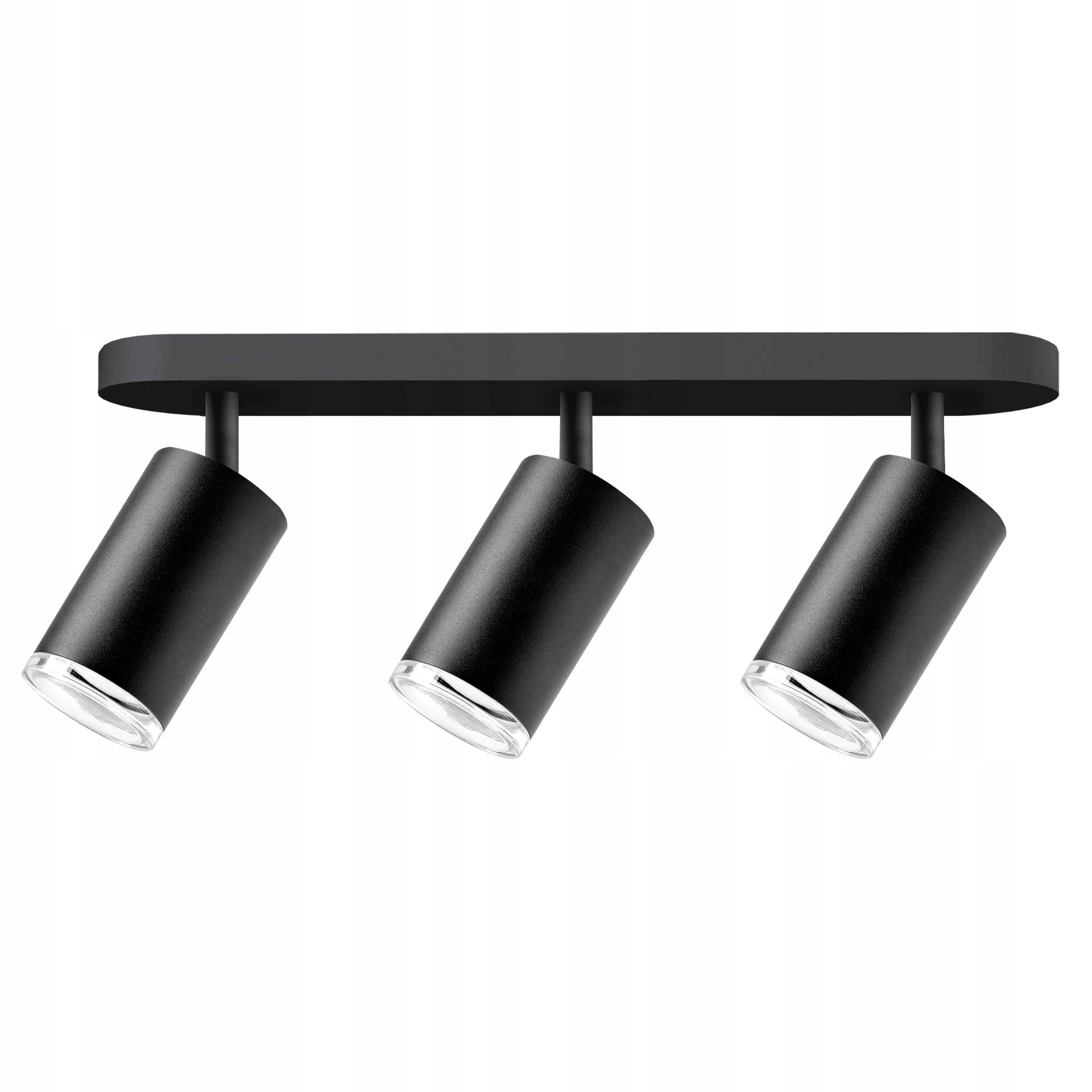 Lampa ścienno-sufit. Turyn 3xGU10 IP44 czarna bryzgoszczelna