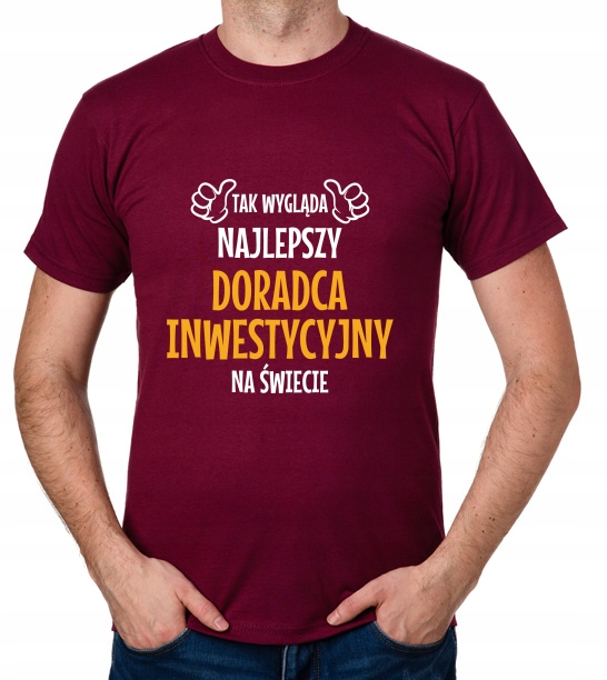 

koszulka Najlepszy Doradca Inwestycyjny prezent