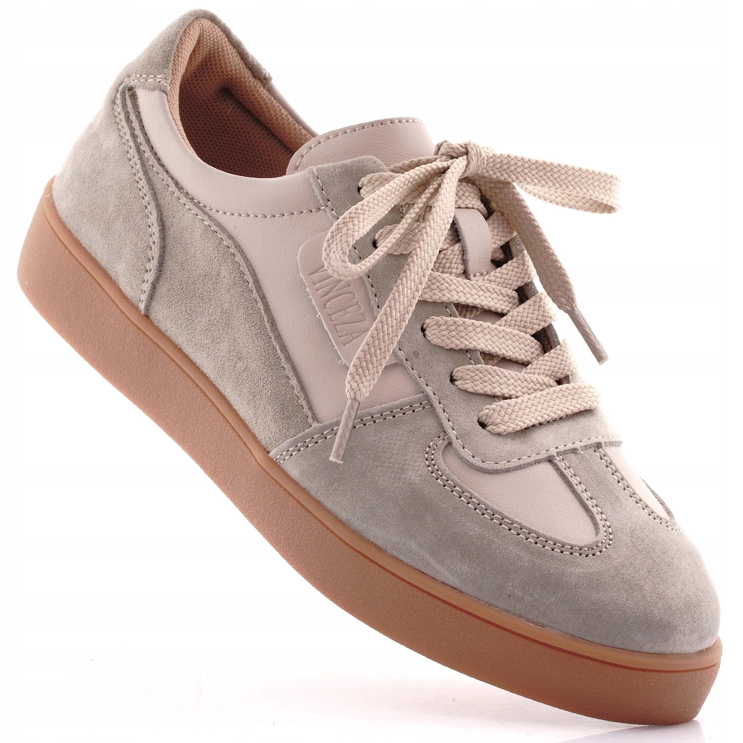 Vinceza Buty Damskie Sportowe Sneakersy Skórzane Tenisówki Trampki 7933 36