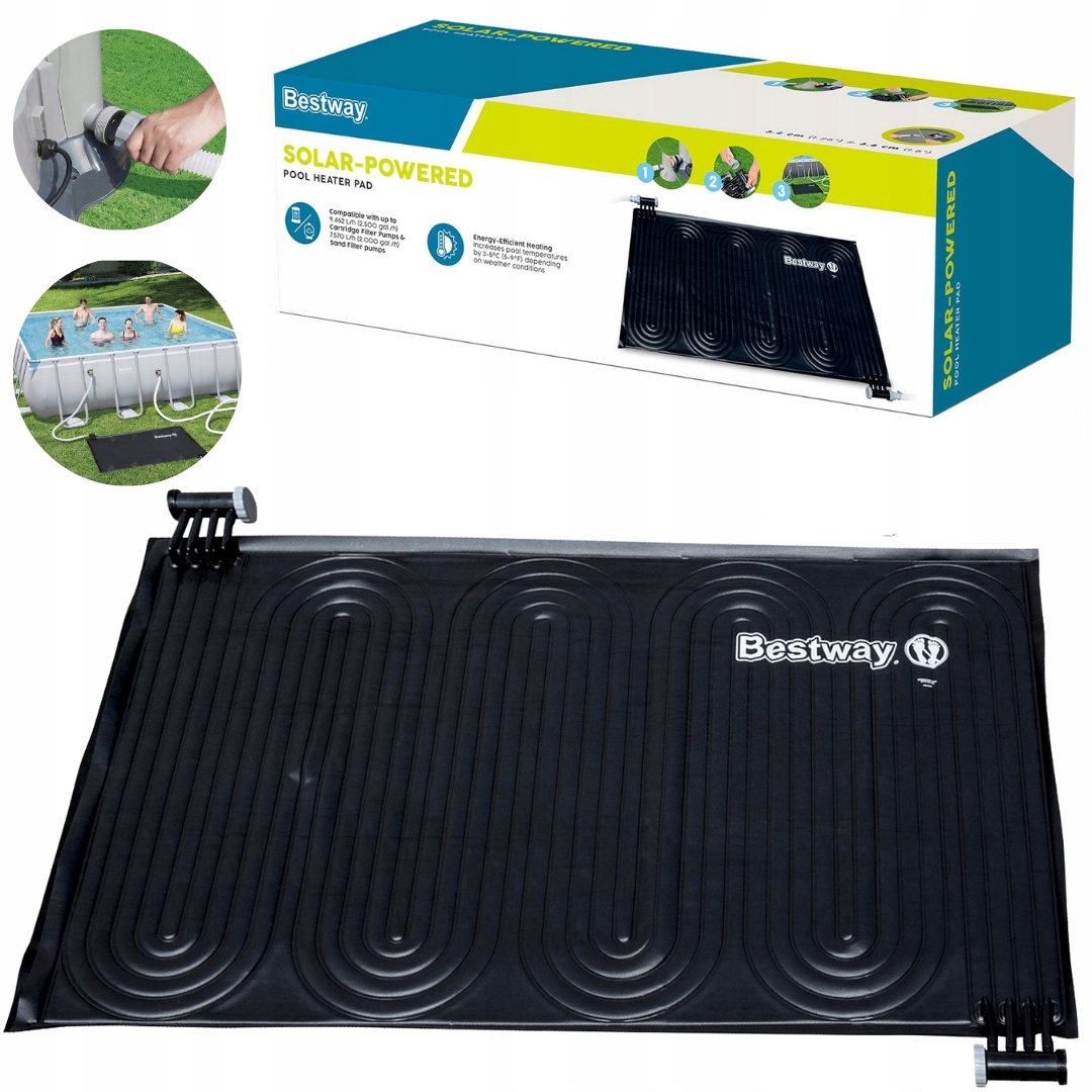 Bestway Mata Solarna Grzewcza Bestway 58423 1,7M Do Podgrzewania Wody Basen