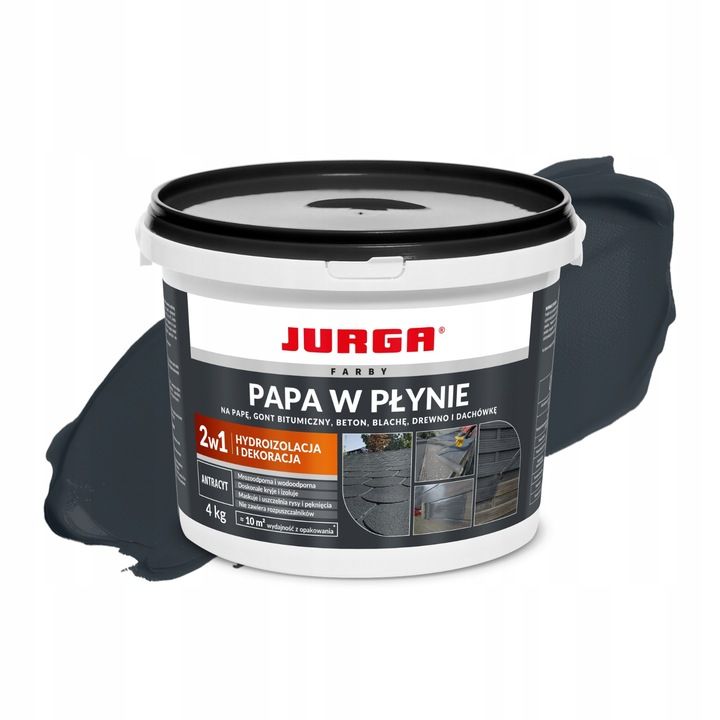 Jurga Papa w płynie 4kg antracyt