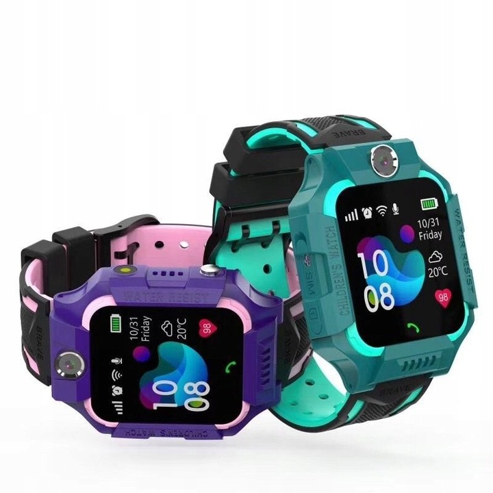 SMARTWATCH ZEGAREK SIM GPS LOKALIZATOR LATARKA SOS Transmisja danych 2G
