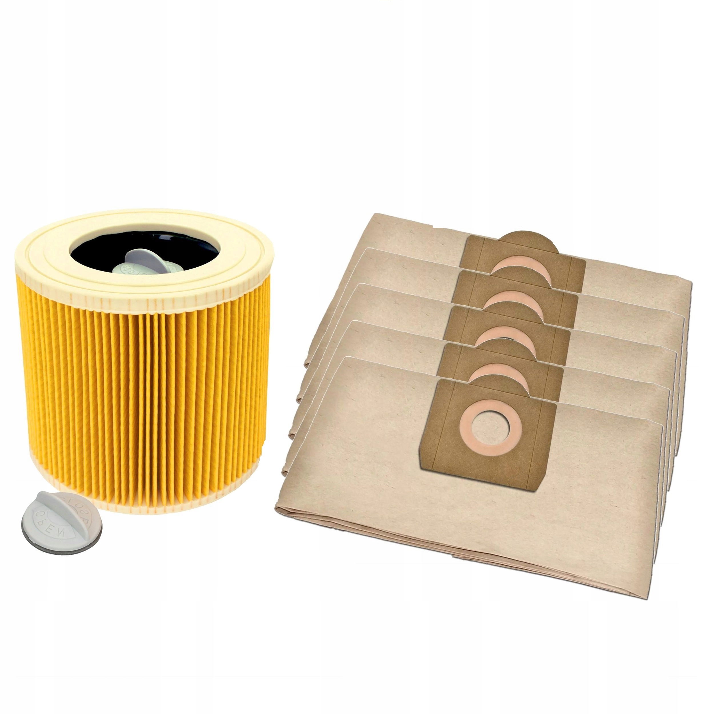 

5x Worki Filtr Do Odkurzacza Karcher WD3 200 MV3