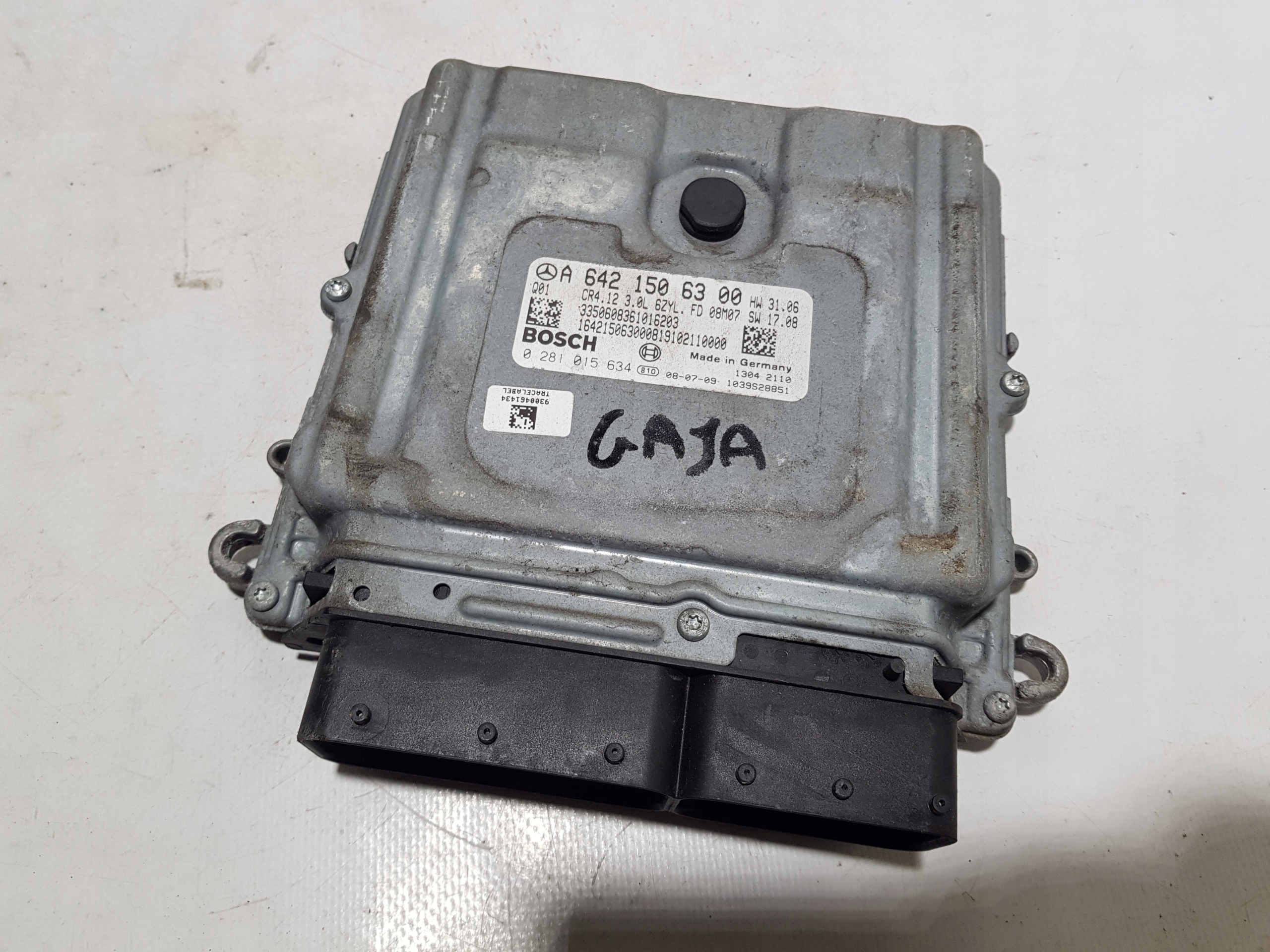 MERCEDES GL X164 W164 642 3.0 CDI computer control unit of the engine 6421506300