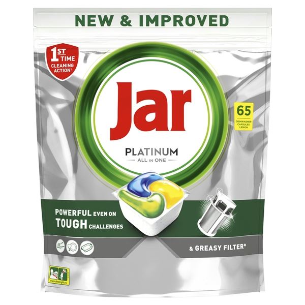 Tablety do myčky Jar platinum, 65 ks