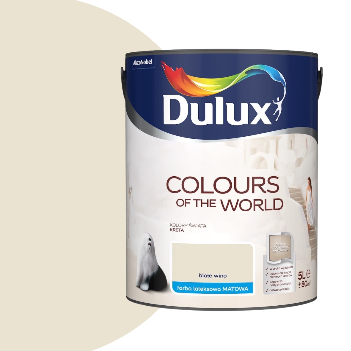 Dulux Barvy světa 5L Bílé víno