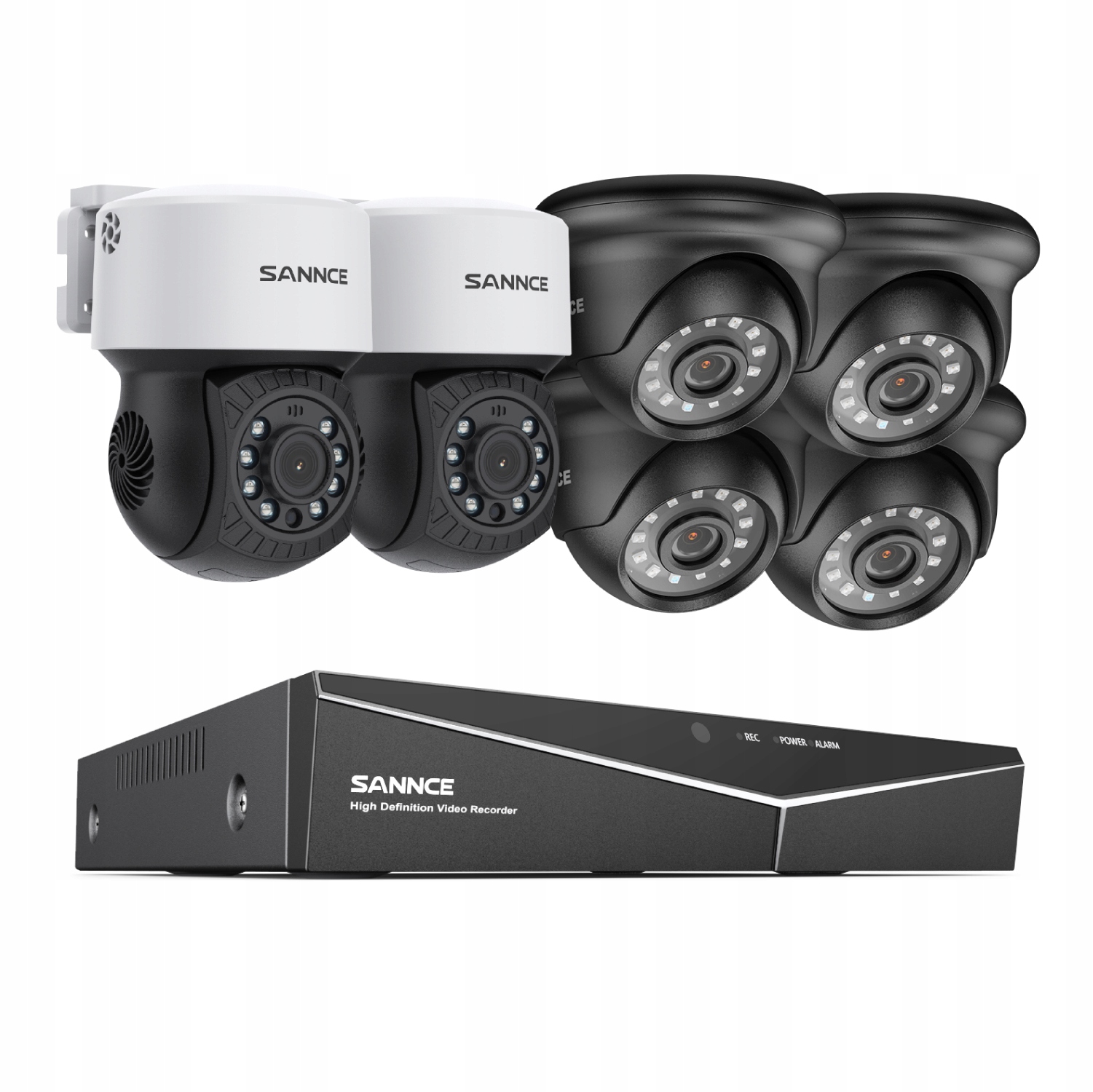 SANNCE 2MP 8CH monitoring systemu bezpieczeństwa