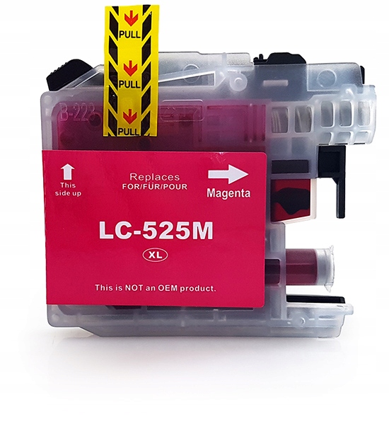 1 TUSZ DO DRUKARKI BROTHER DCP-J100 DCP-J105 MFC-J200 LC525 MAGENTA Producent Unitec