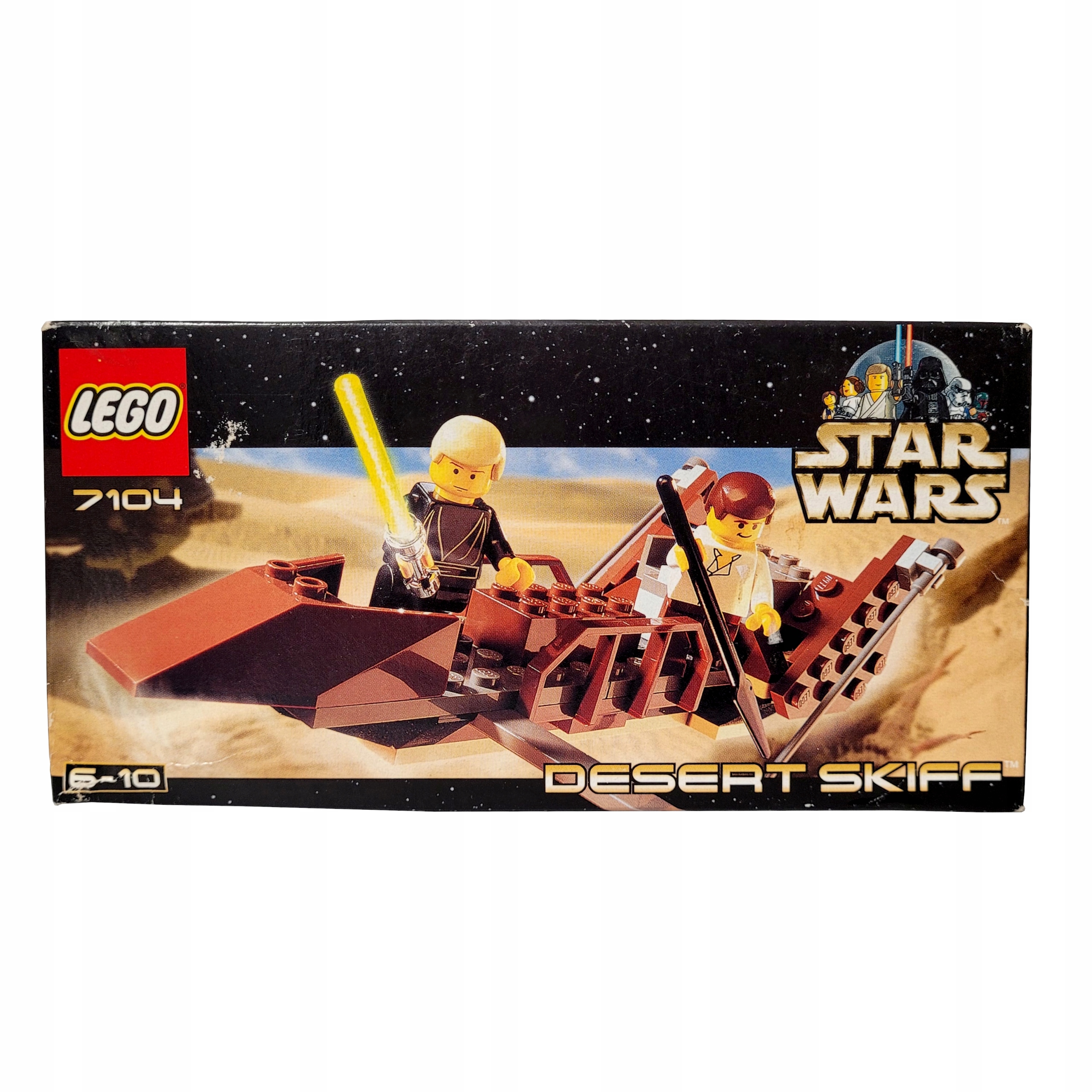 Lego Star Wars 7104 Desert Skiff Han Solo Luke minifigurki Misb 2000