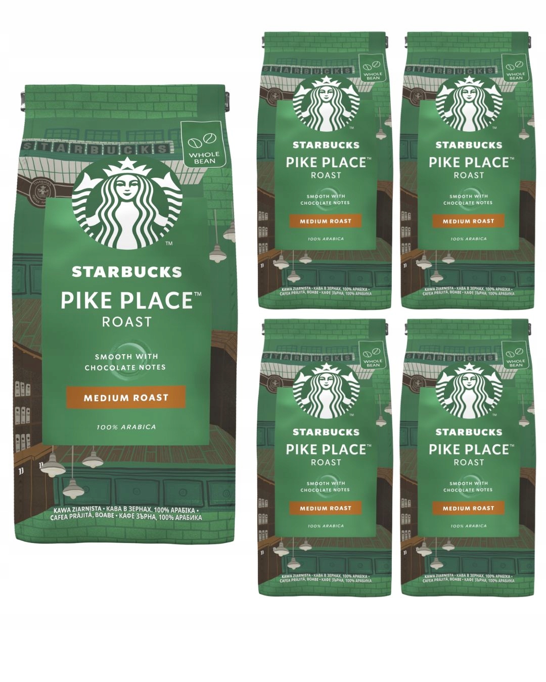 Starbucks Pike Place Kawa ziarnista 1 kg