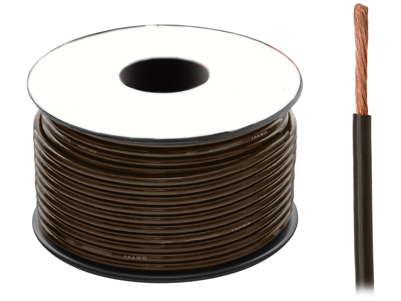 

Przewód Zasilający 10GA Czarny Transparentny