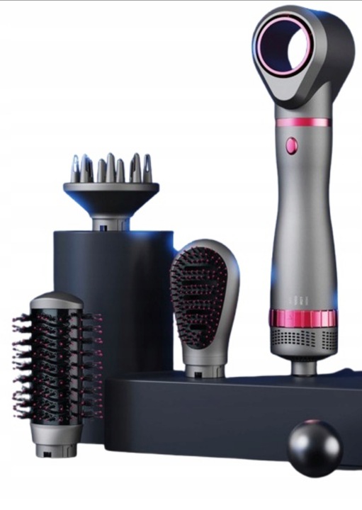 Vysoušeč vlasů Kartáč pro styling s ionizací 1000 W Fén 4v1