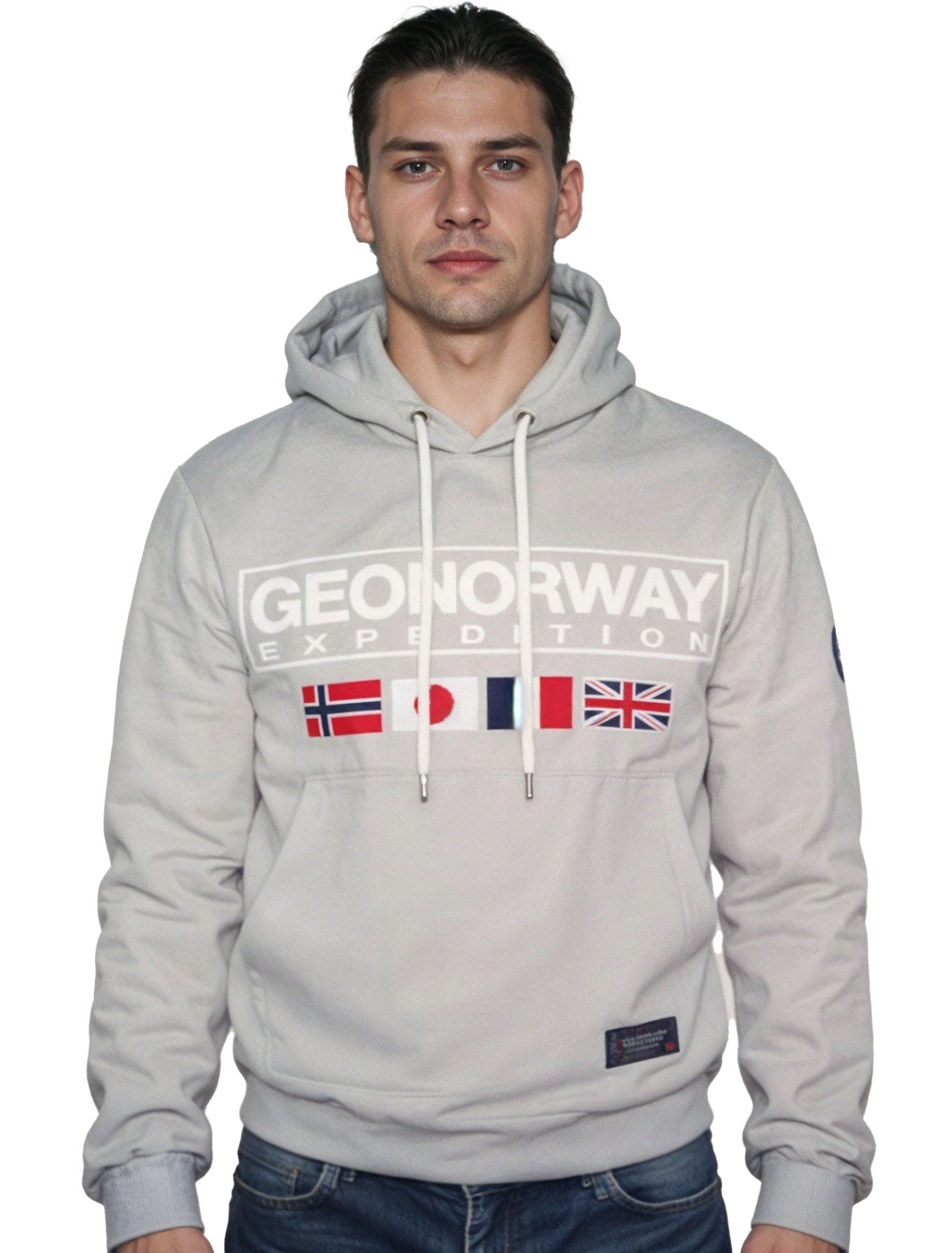 Pánská mikina Geo Norway Great sportovní outdoorová, prodyšná, pohodlná