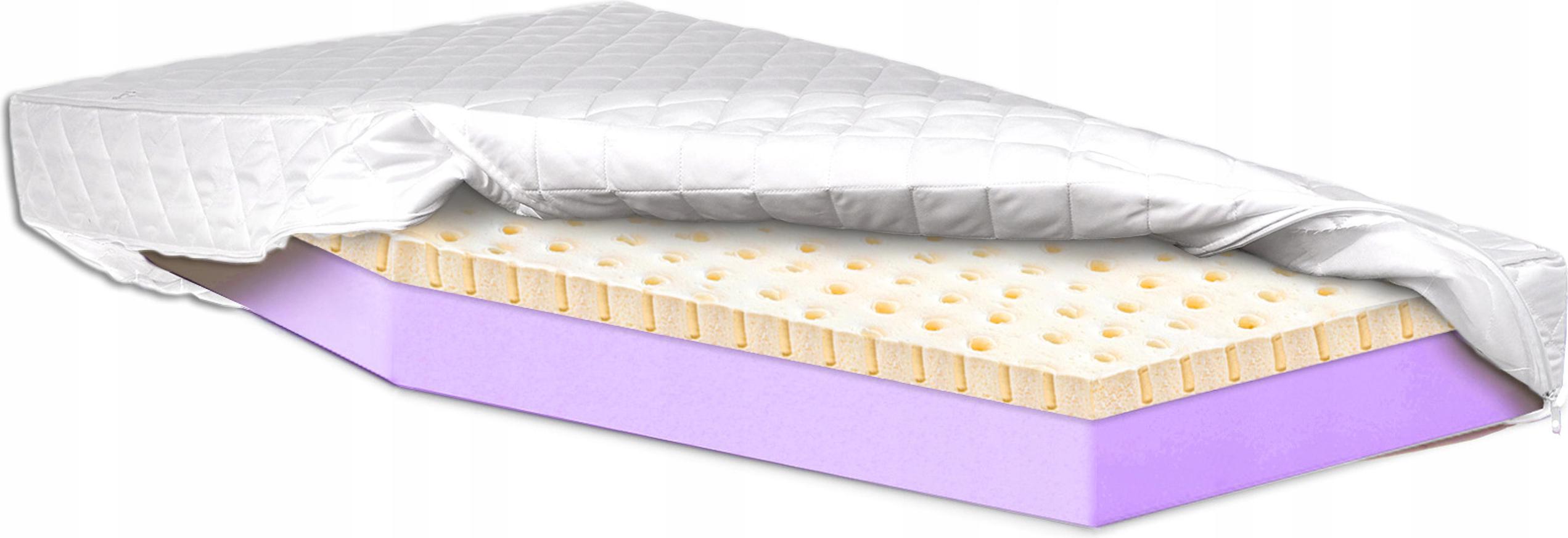 Matrace 140x200 pěnová do karavanu s latexem pro zabudování tvrdá 8 cm