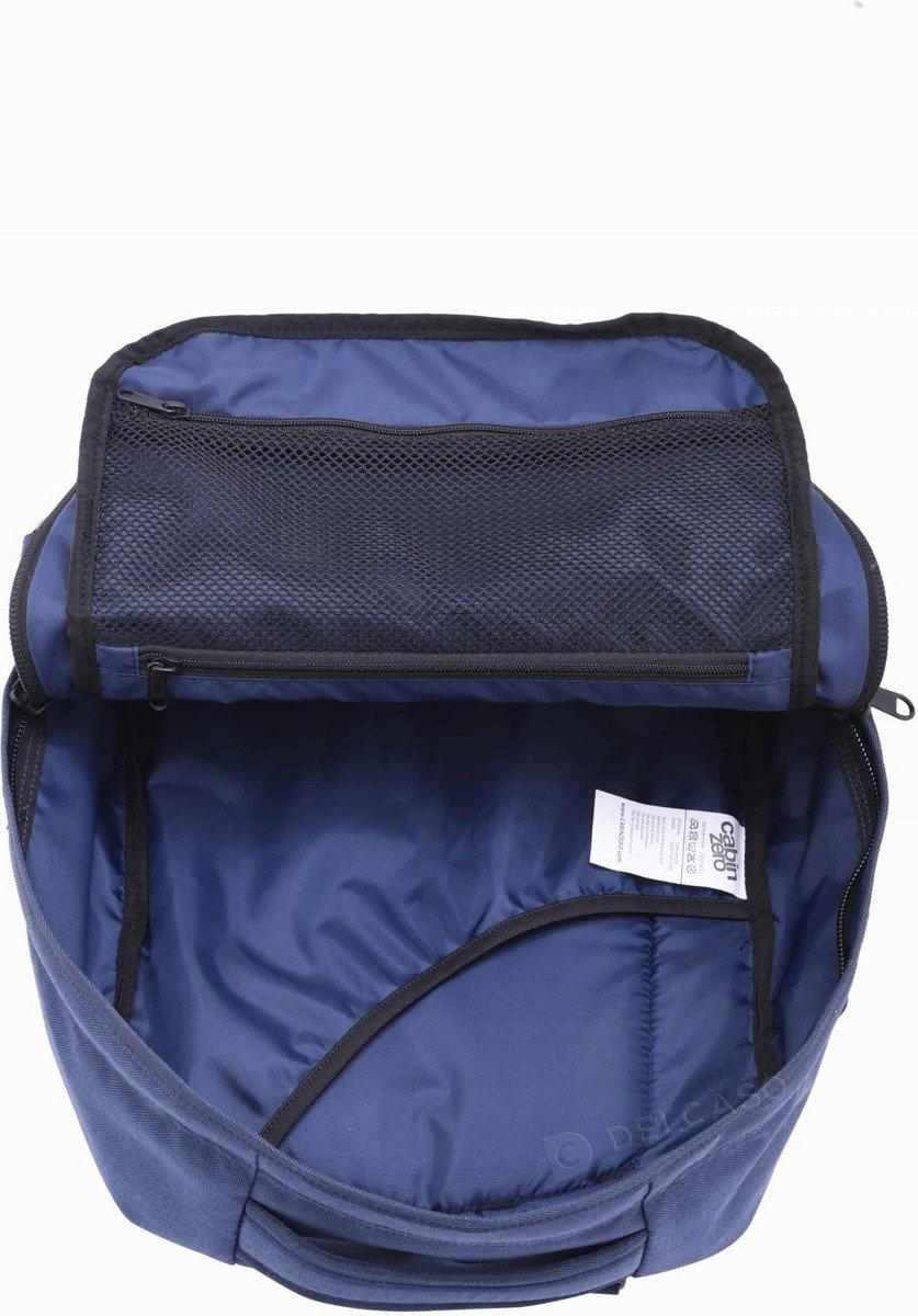 Plecak torba podręczna Cabin Zero Wizzair Ryanair Kolor dominujący odcienie niebieskiego
