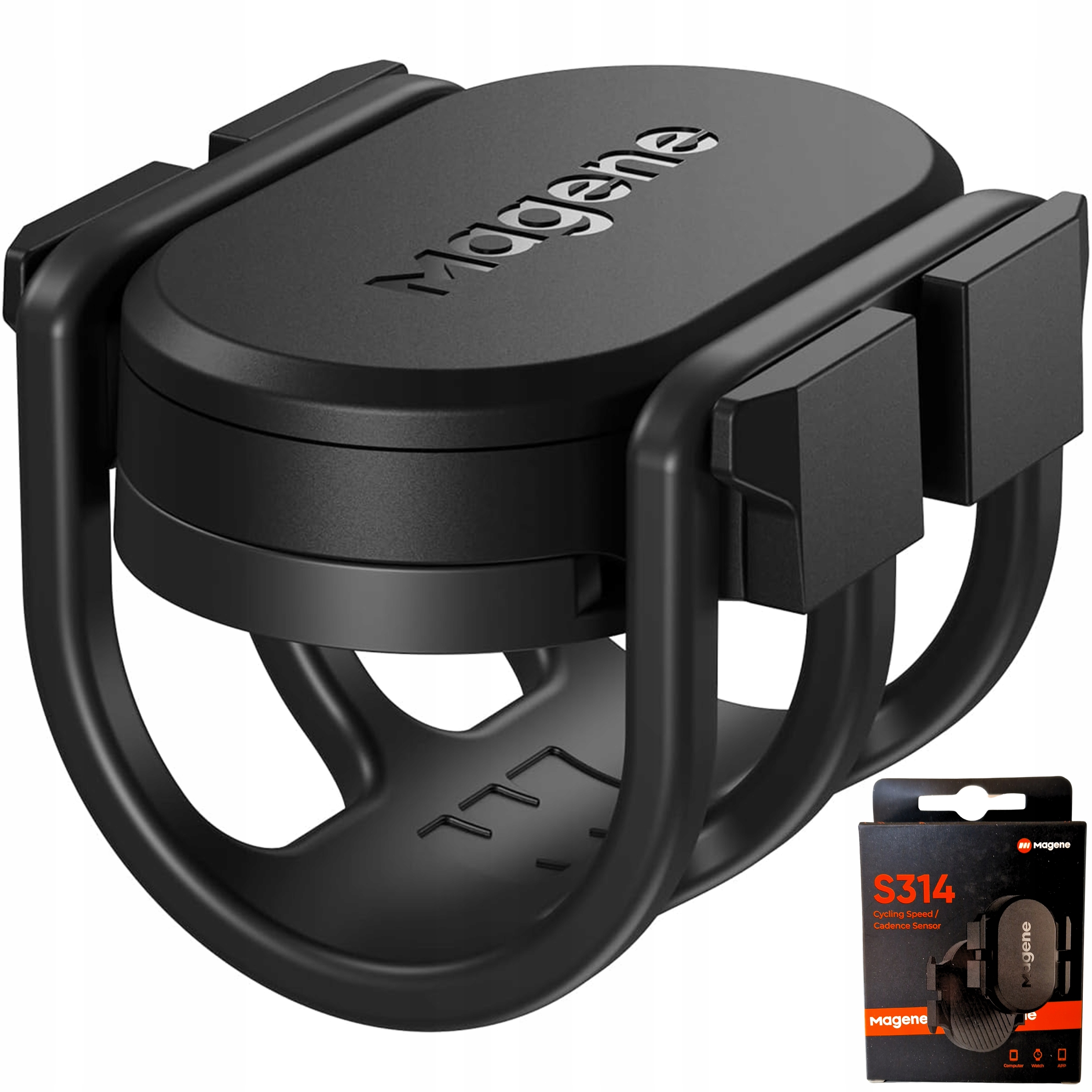 Czujnik Prędkości i Kadencji 2w1 Magene S314 Ant+ Bluetooth 5.0 Nowy Model