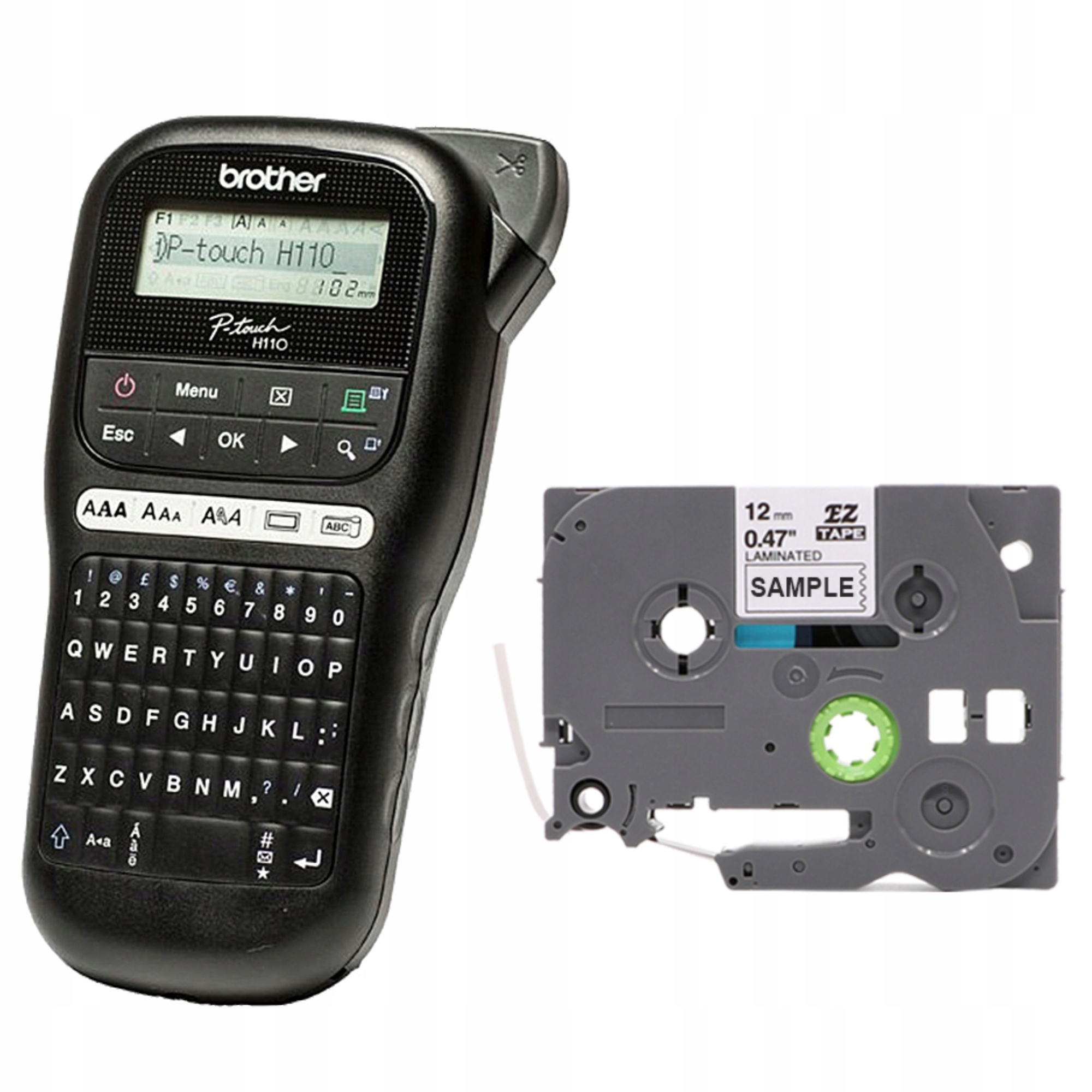 Tiskárna Brother P-touch PT-H110, 180 Dpi, šířka pásky až 12 mm